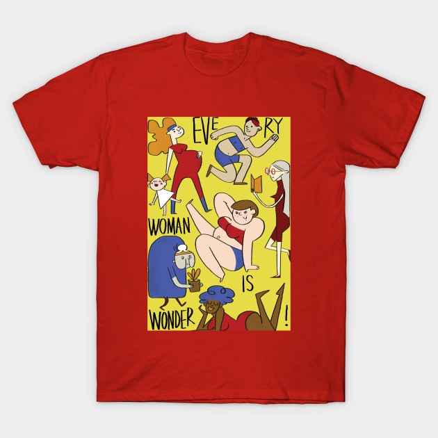 Wonder WomEN T-Shirt by GiuliaM